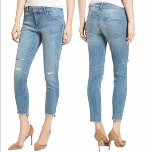 DL1961 Florence Instasculpt Crop Jeans Distressed
